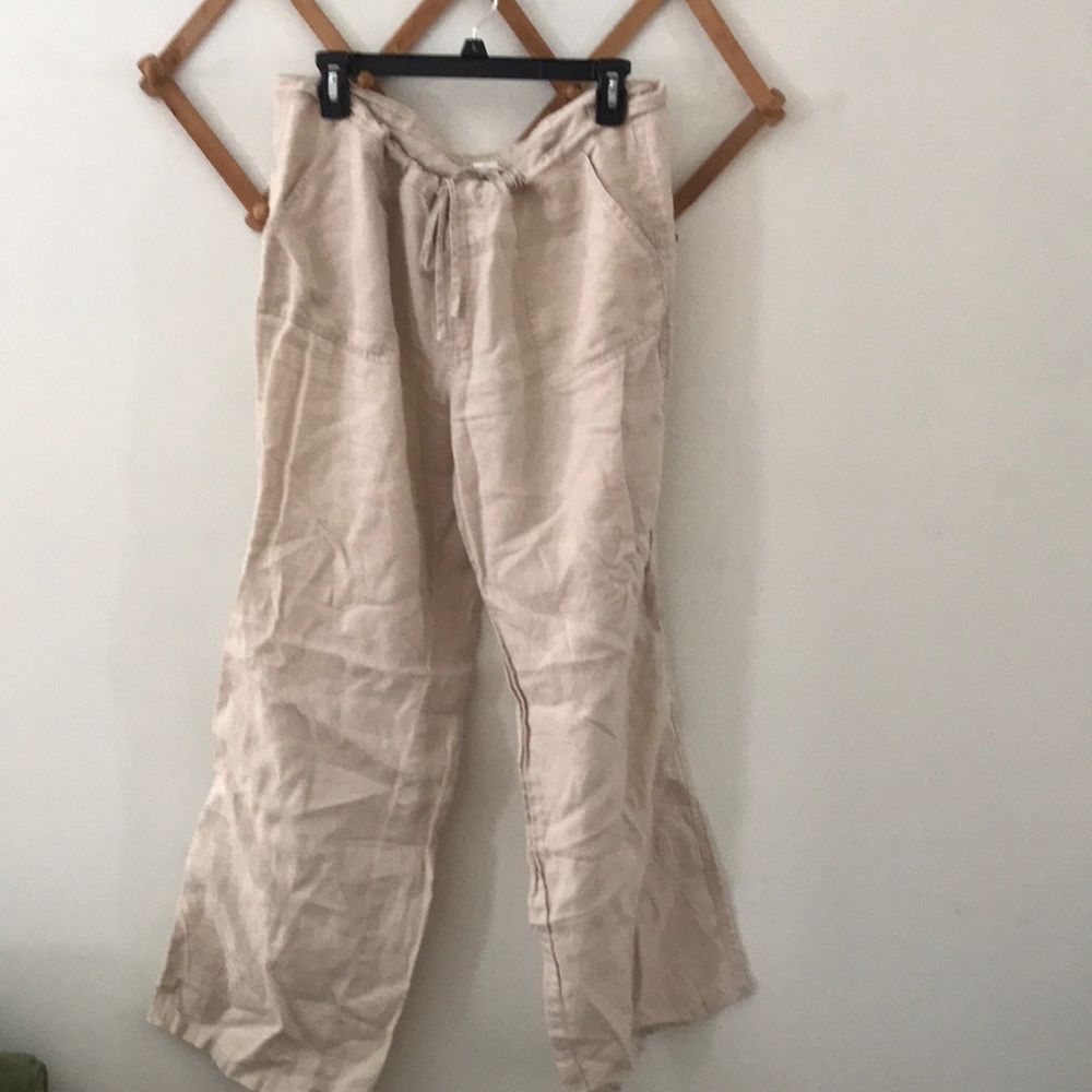 London fog Victoria’s Secret linen beach pants